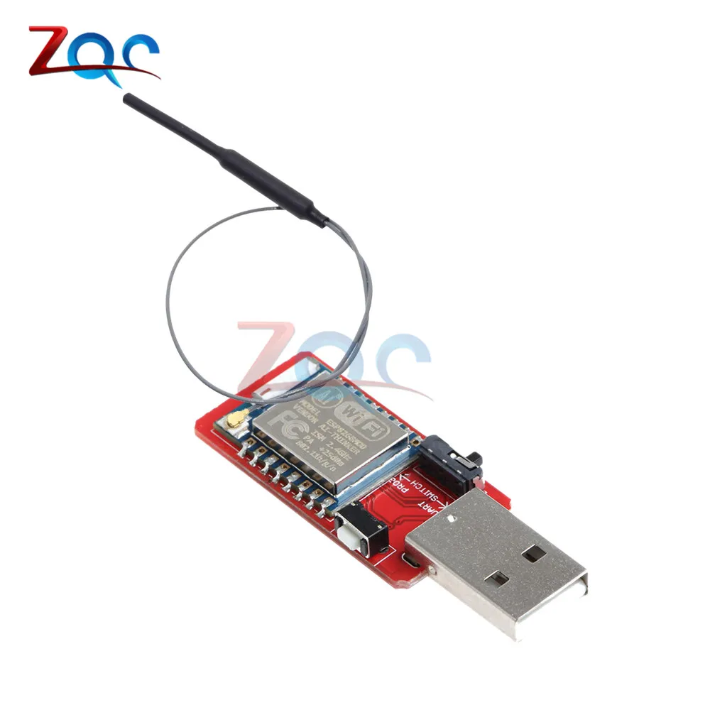 ESP8266 ESP-07 Wi-Fi Беспроводной модуль USB к TTL CH340G Плата расширения 2 4 ГГц 3dBi антенна IPEX