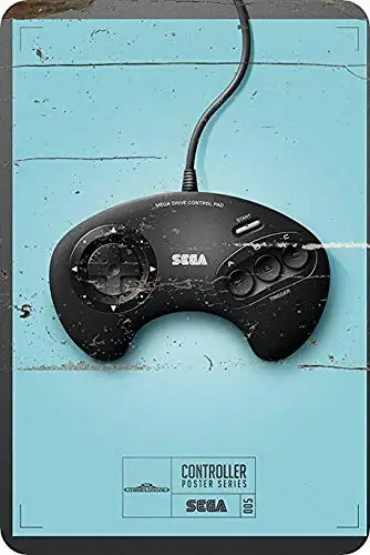 

Металлический контроллер знаков для коллекционеров SEGA, видеоигры, аркадные геймеры, Постер Декор #5, настенное искусство ржавчины
