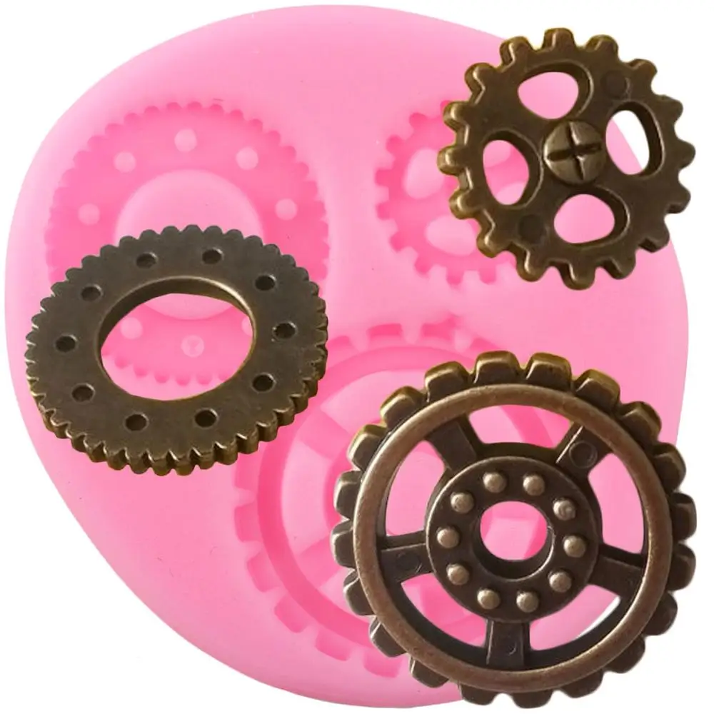 Промышленные силиконовые формы в стиле стимпанк для шоколада конфет глины