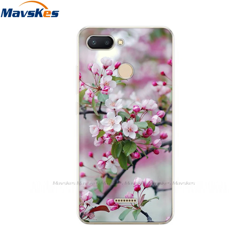 Silicone Cover for Xiaomi Redmi 6 Case Full Protection Soft Tpu Back Cover Phone Case for Xiaomi Redmi 6 Redmi6 Bumper Coque Bag