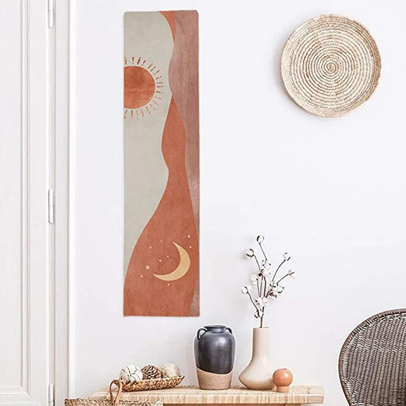 Abstract Art Moon Phase Tapestry Cute Wall Hanging for Bedroom Living Room Decor | Дом и сад