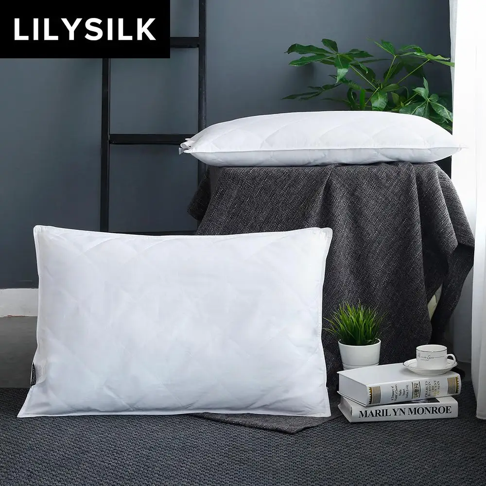 Lilysilk 100 чистый шелковой подкладке Подушки Детские Средства ухода за кожей Шеи