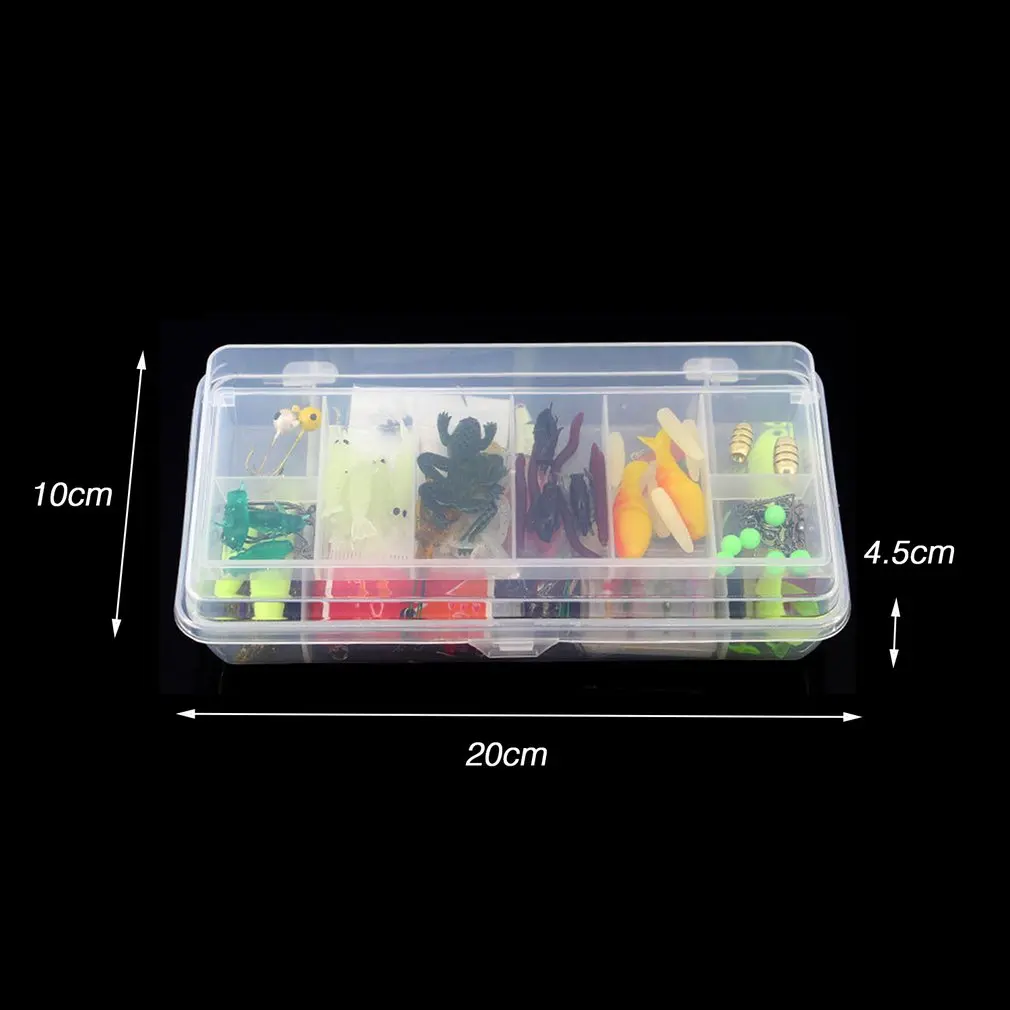 

100Pcs/Set Fishing Lure Kits Fishing Tackle Bait Suit Fishing Tool Set Outdoor Fishing Tool Accessories New