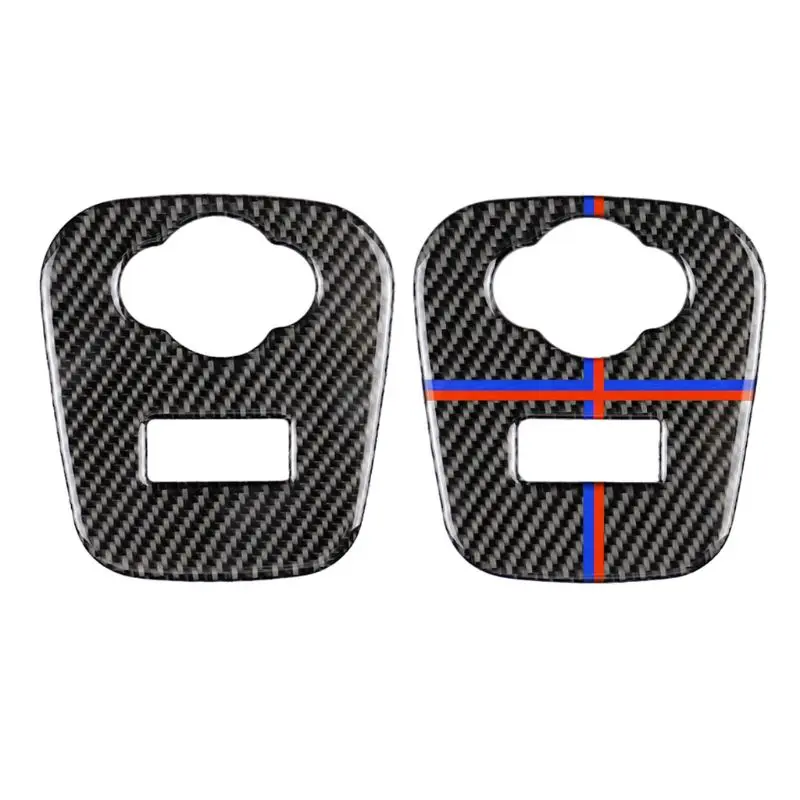 For Mini Cooper F55 F56 Accessories Car Interior Carbon Fiber Cigarette Lighter USB AUX Panel Console Cover Sticker Q84E | Автомобили и