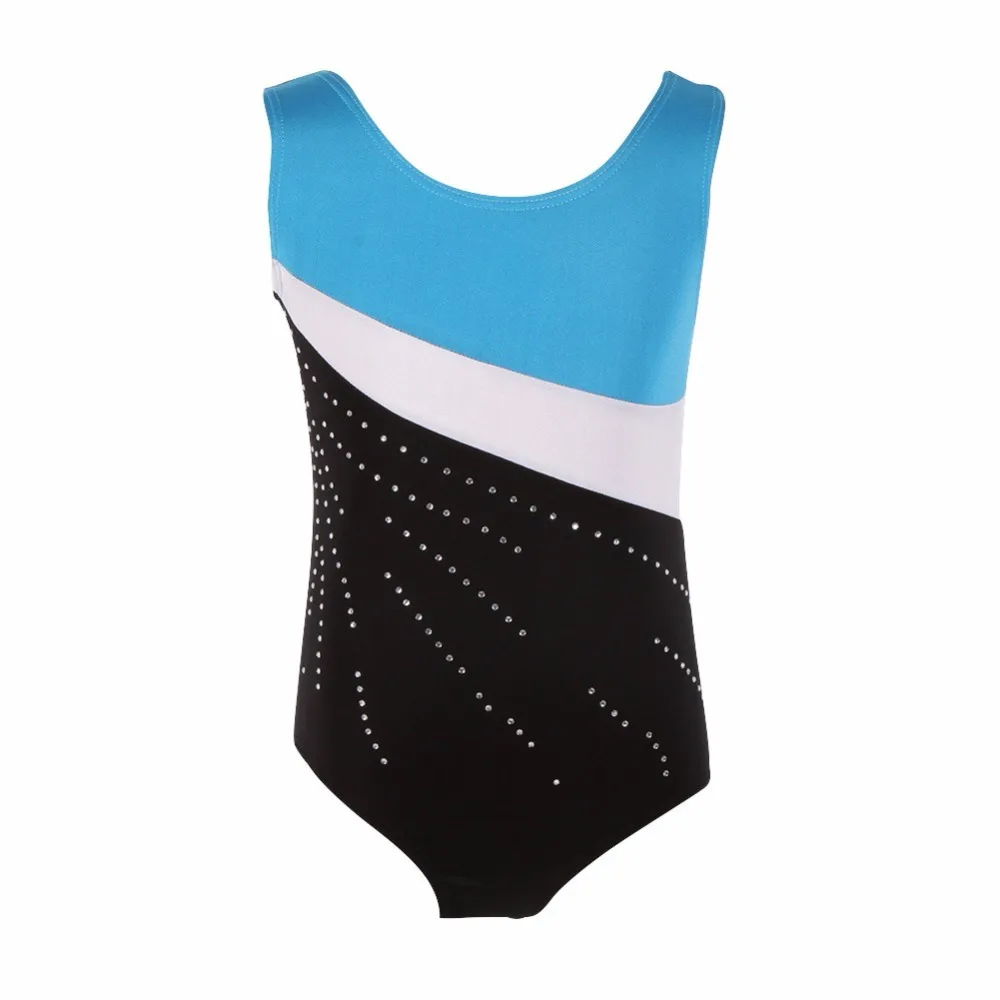 

Girls Breathable Soft Comfortable Professional Leotards Ballet Gymnastics Dancesuit Splice Ballet Dancewear Tutu Practice Dress