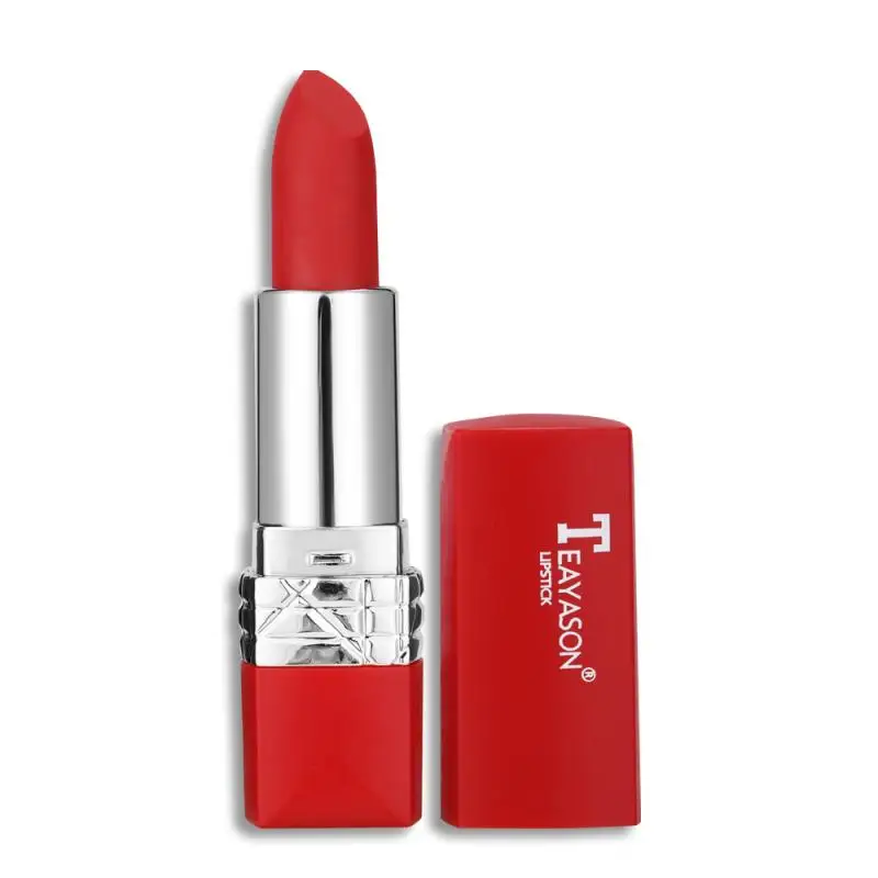 TEAYASON 1 шт. бархатная матовая небольшая Красная губная помада стойкая Сливовая