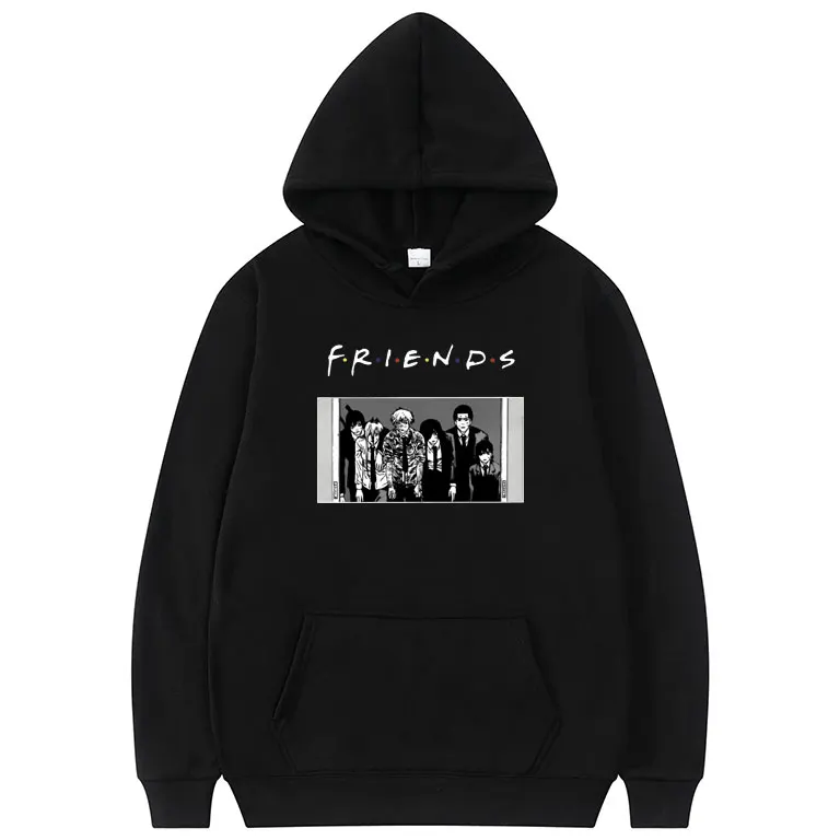 

Japan Anime Chainsaw Man Friends Hoodie Men Women Casual Harajuku Hoodies Unisex Fashion Hooded Sweatshirt New Male Streetwear