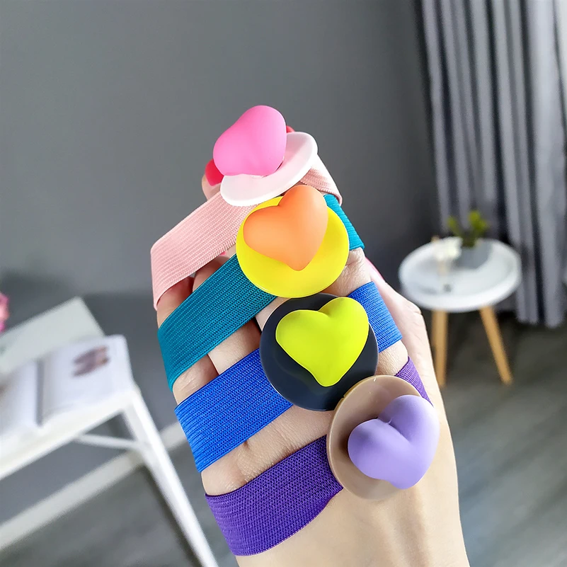 2019 милые звезды эластичные резинки для волос девочек сердце веревки женщин