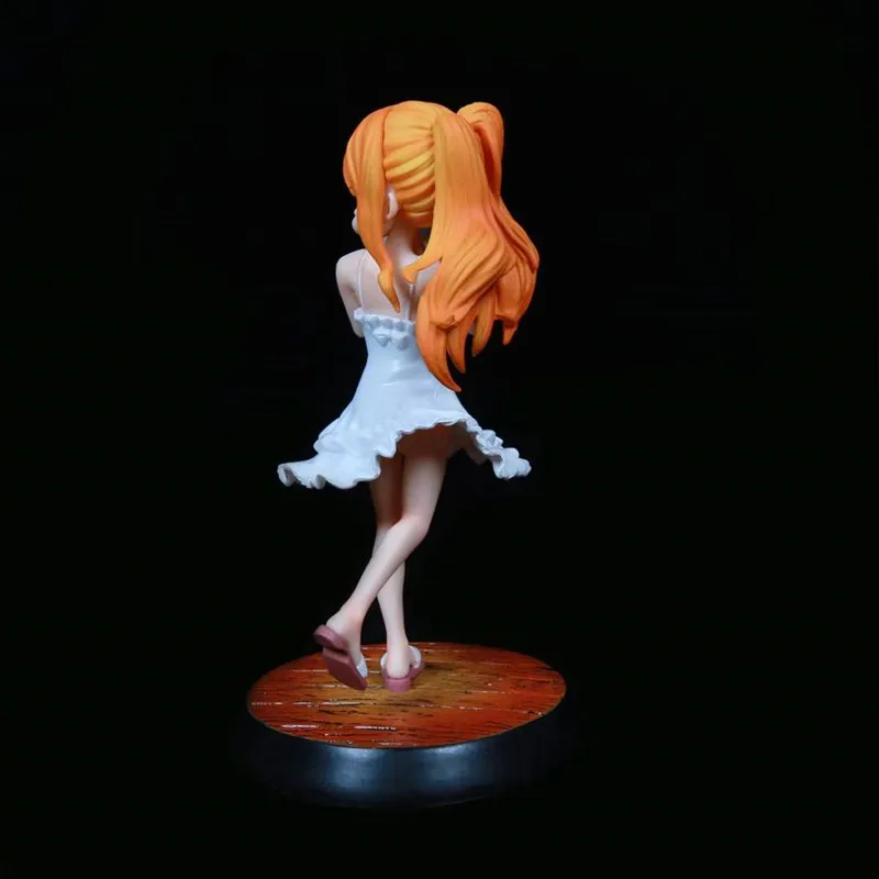 

Anime One Piece Nami Childhood White Ver PVC Action Figure Collectible Model doll toy 16cm