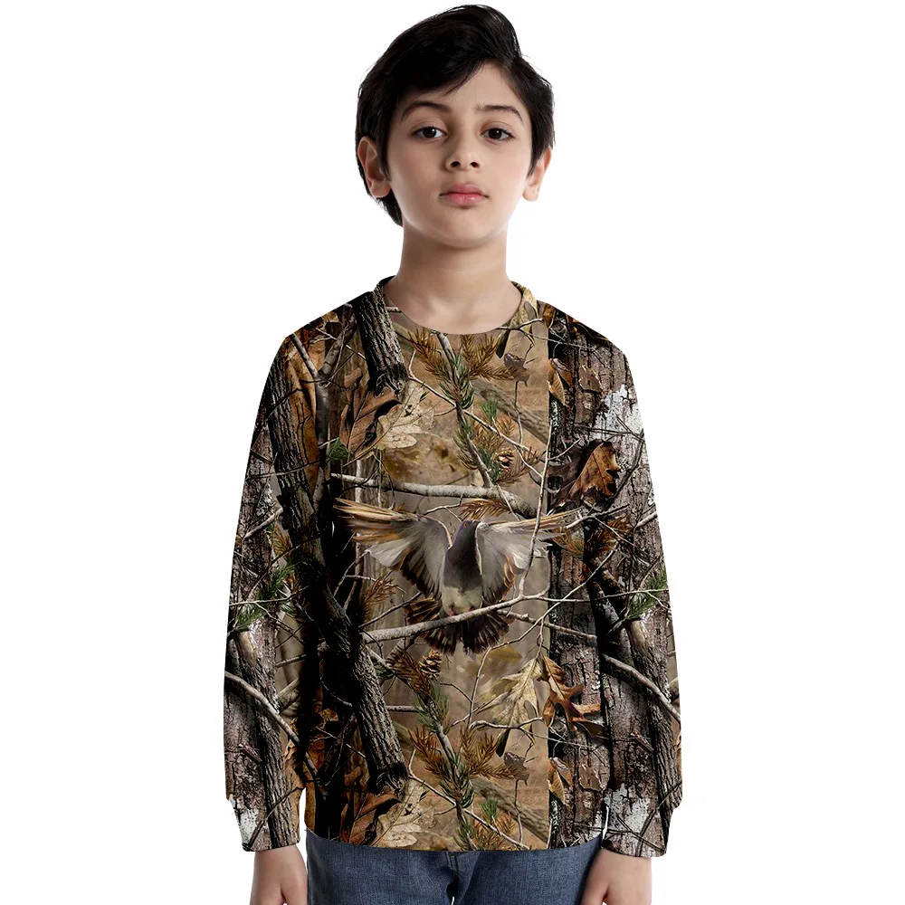 

Свитер пуловер осенне-зимний, камуфляжный свитер в стиле джунглей с 3D-принтом, повседневный модный тонкий бархатный свитер с круглым вырезо...