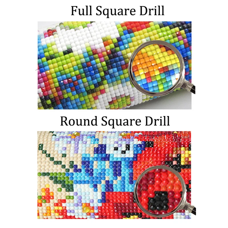 DPF Diy Алмазная вышивка крестиком на рисунке &quotРозовая роза&quot камни в форме