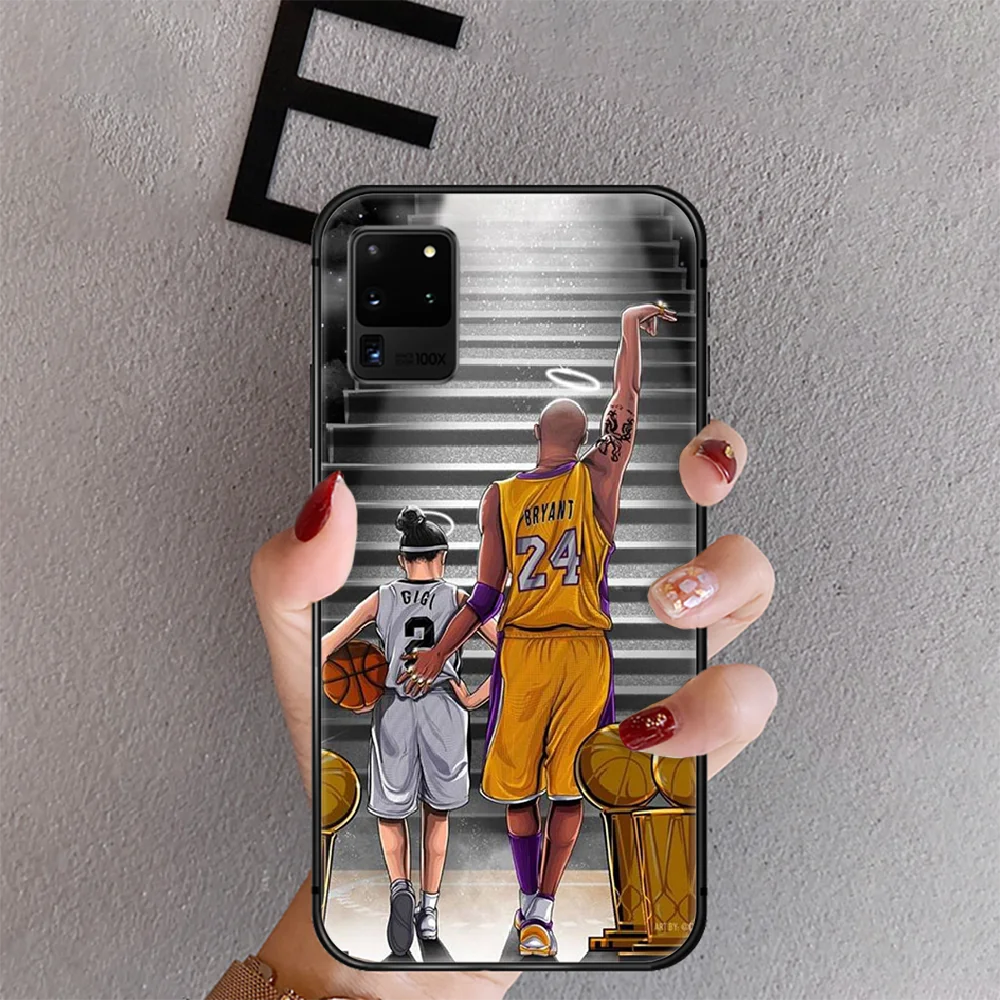 

Kobe Bryant Basketball 24 Phone Case Cover For Samsung Galaxy Note S 7 8 9 10 20 21 10E Plus Lite Uitra Black 3D Soft Black