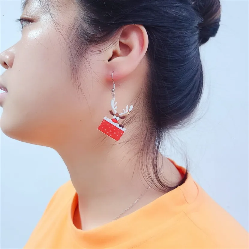 

2020 Women's Earrings Acrylic Earring For Girls Unusual Cute Cat Ear Rings Wholesale New Arrival Undefined Cute Jewelry Stranger