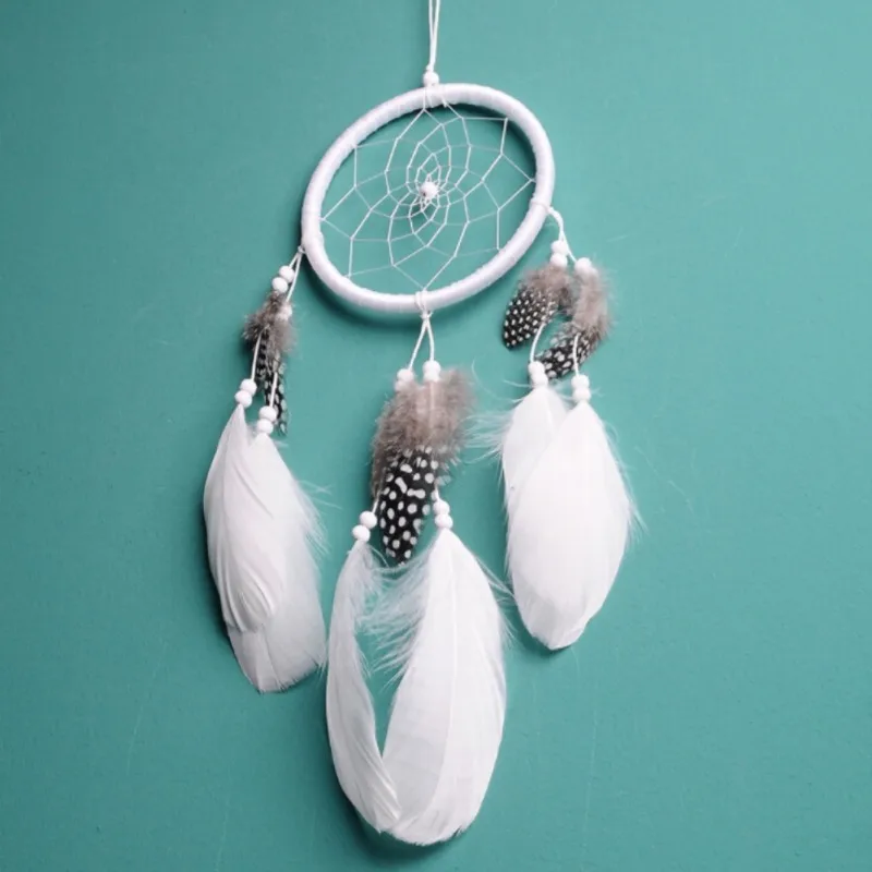 Колокольчики ручной работы индейский амулет &quotЛовец снов&quot сетка с перьями 55 см