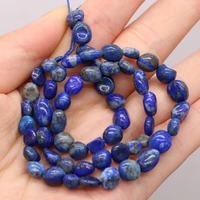 100 natural stone lapis lazuli beads irregular loose bead high quality for jewelry making bracelet necklace accessories