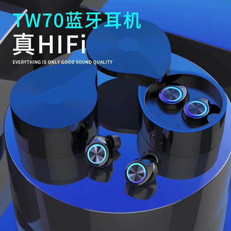 Беспроводные наушники TWS спортивные Macaron Bluetooth гарнитура Tws Tw70|Наушники и