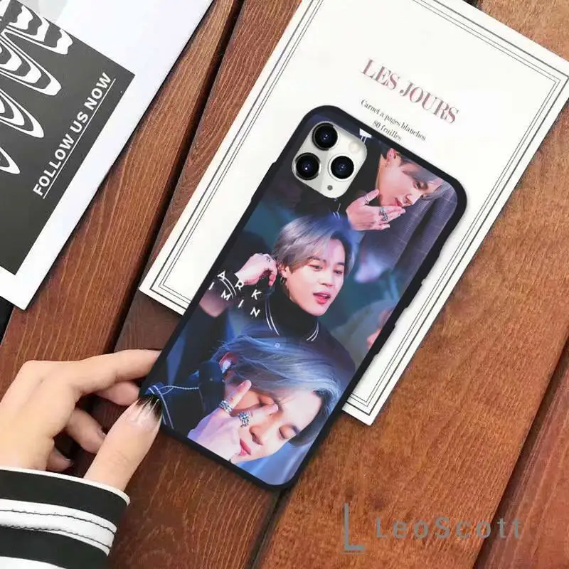 

Park Jimin Jungkook Phone Cases for iPhone 11 12 pro XS MAX 8 7 6 6S Plus X 5S SE 2020 XRSoft Silicone Shell Cover Funda