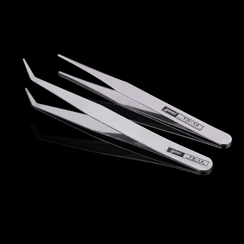 1 шт. Стразы инструмент для сбора ресниц изогнутые наконечники пинцет изогнутый