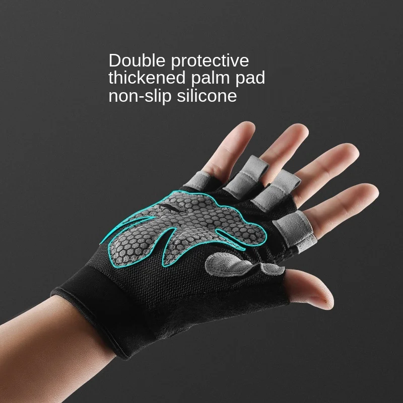

Fingerless Gloves Female Bicycle Professional Gym Fitness Breathable Anti-Slip Women Men Half Finger Summer Fishing Cycling