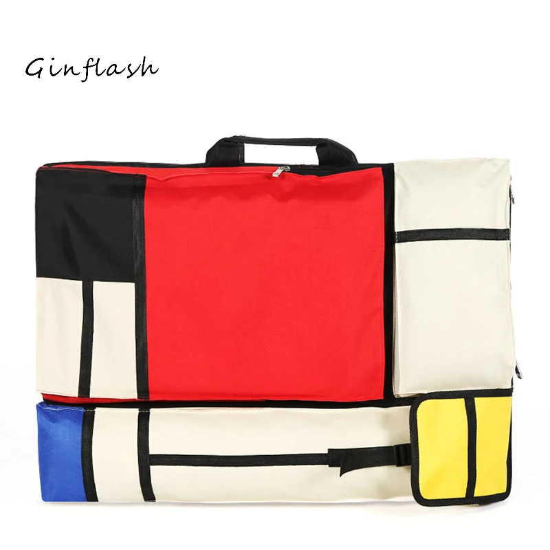 Ceny Ginflash 4k Kolorowa Przenośna Tabliczka Do Rysowania/malowania Torba Futerał Do Przenoszenia Rysunek Sztalugi Torba Wodoodporna Płyta Do Przenoszenia Sketchpad Bag