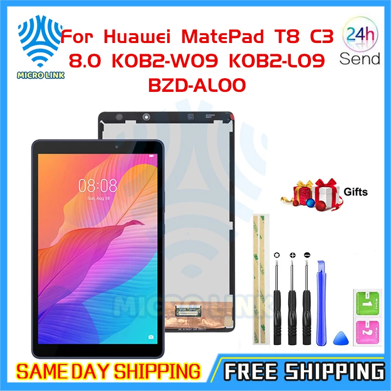 

Оригинальный сенсорный ЖК-дисплей для Huawei MatePad T8 C3 8,0 дюйма