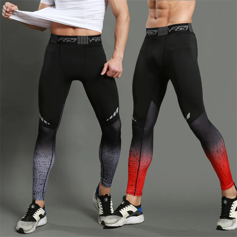 

Running Compression Pants Tights Men Sports Leggings Fitness Sportswear Long Trousers Gym Training Pants Skinny Leggins Hombre