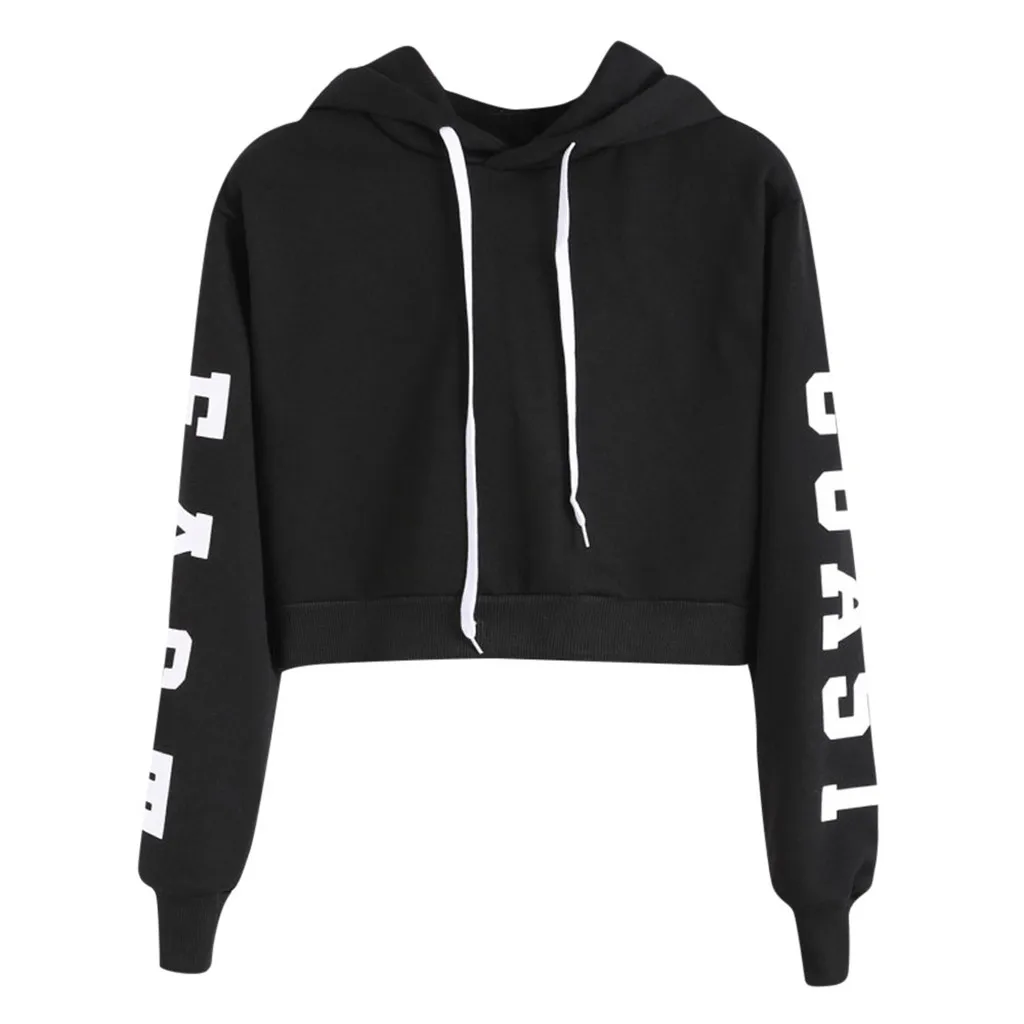 Hoodies Womens Autumn Long Sleeve Sweatshirt Letters Hooded Pullover Tops Blouse las mujeres sweetshirts 2020 Толстовка женская