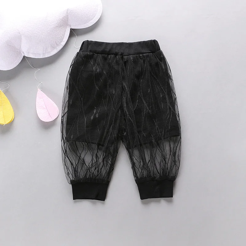 VFOCHI 2021 New Girls Pants Dot Summber Anti-mosquito Stretch Waist Kids Children Trousers Thin Baby | Детская одежда и обувь