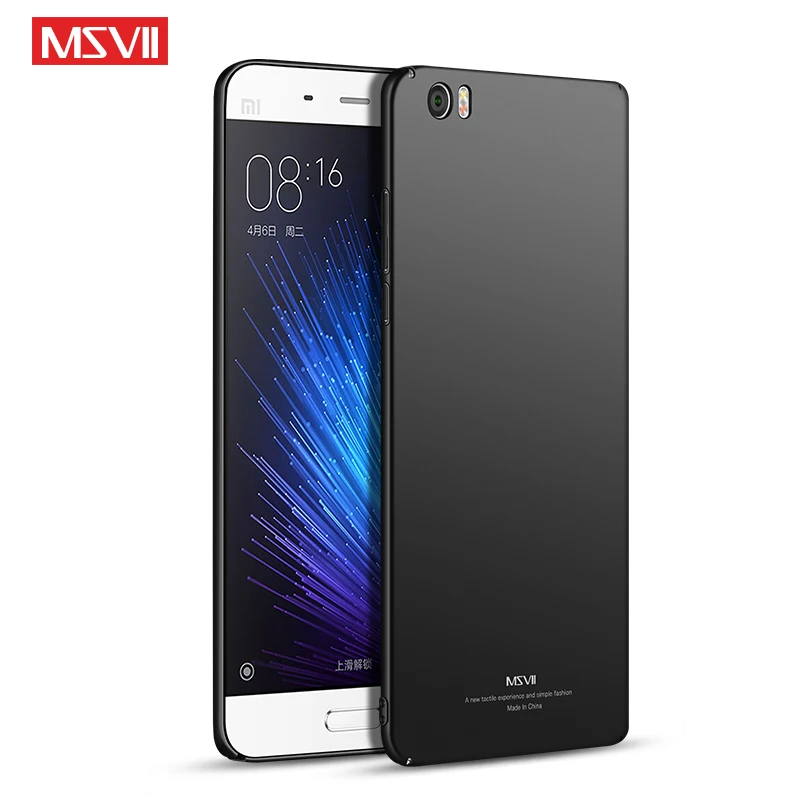 Mi5 чехол MSVII Silm матовый для Xiaomi Mi 5 s Чехол Xiomi M5 5S Global Hard PC Mi5s чехлы телефонов |