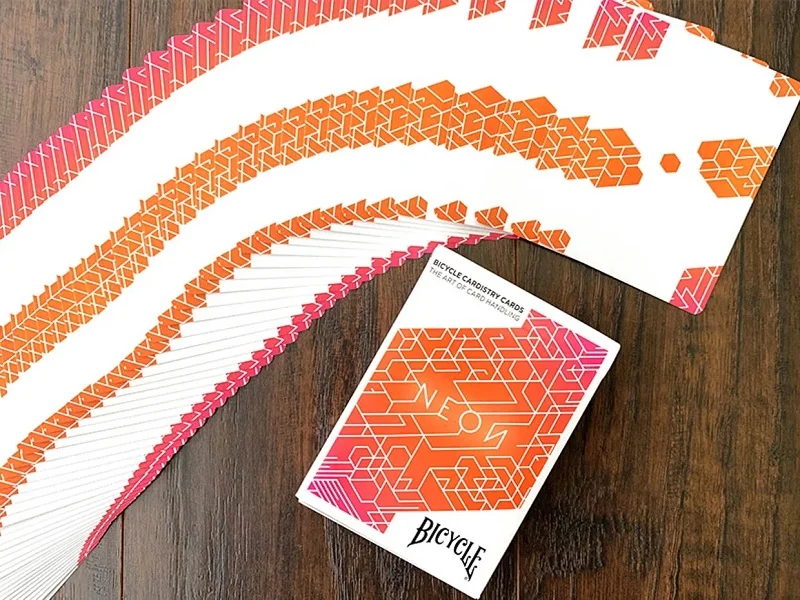 Велосипедный спорт неоновый колода игральных карт USPCC Cardistry карты покер Размеры