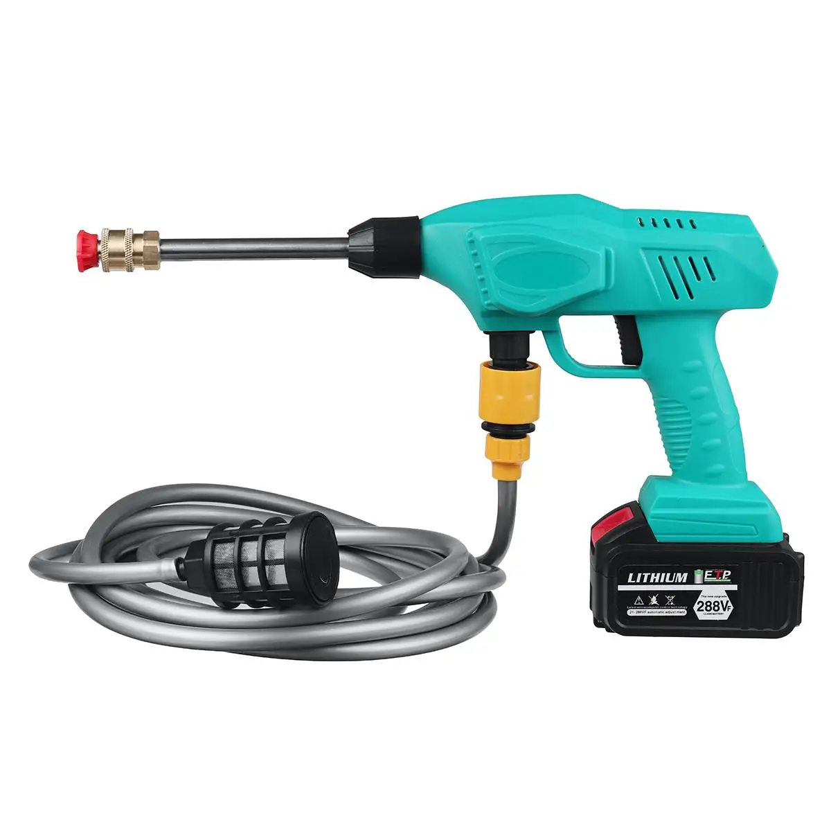 Цена Беспроводная электрическая моечная машина, 600 Вт, с цифровым дисплеем