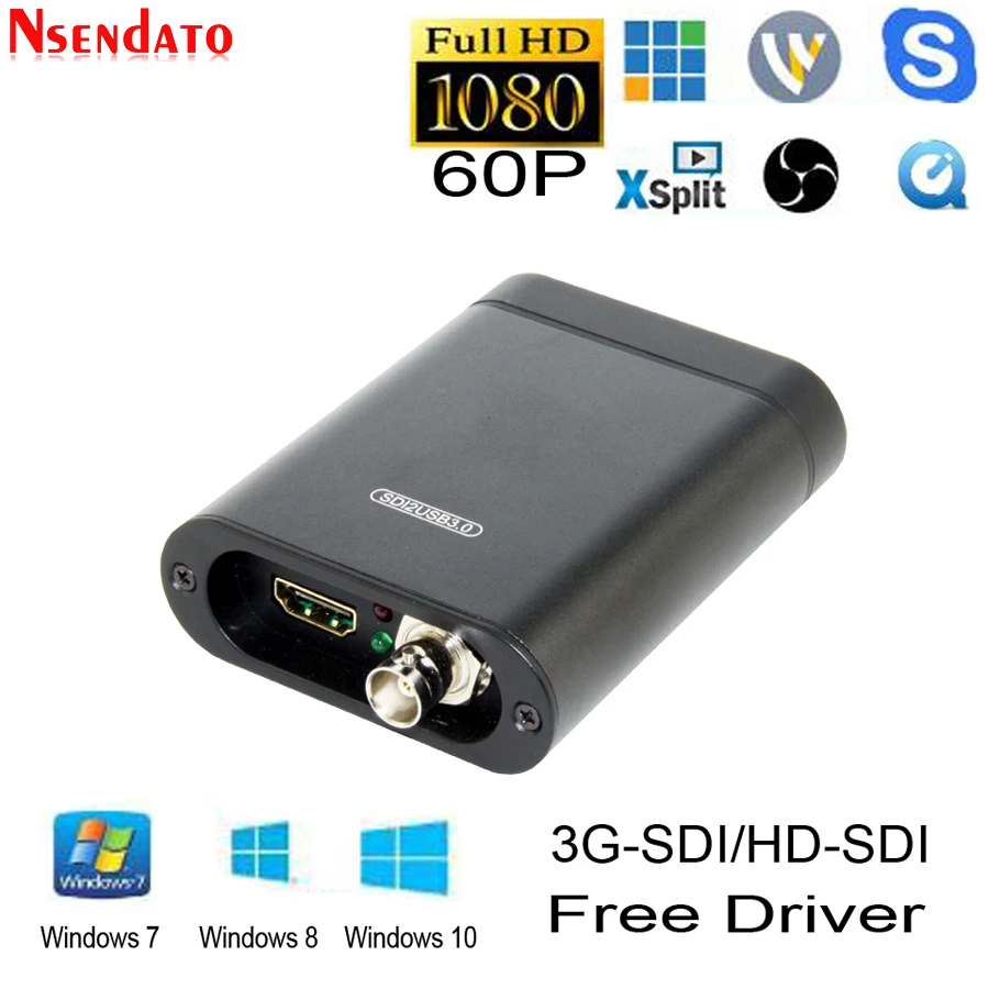 USB3.0 SDI 60FPS HD карта видеозахвата USB 3 0 2 видео Запись коробка адаптер ключ игра