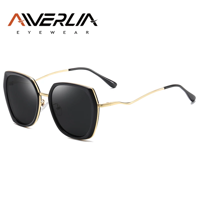 

AIVERLIA Polarized Sunglasses Women Polarized Sunglass Brand Design Woman Sunglass Oval Gradient Lens Shades UV400 Pink