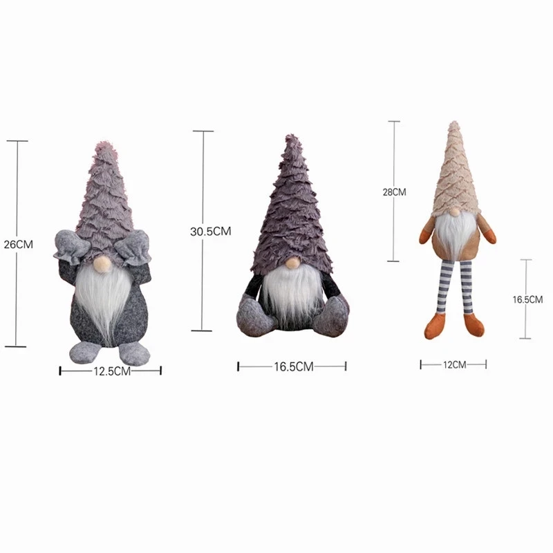 Рождественская Кукла Гном с длинными ногами рождественские украшения