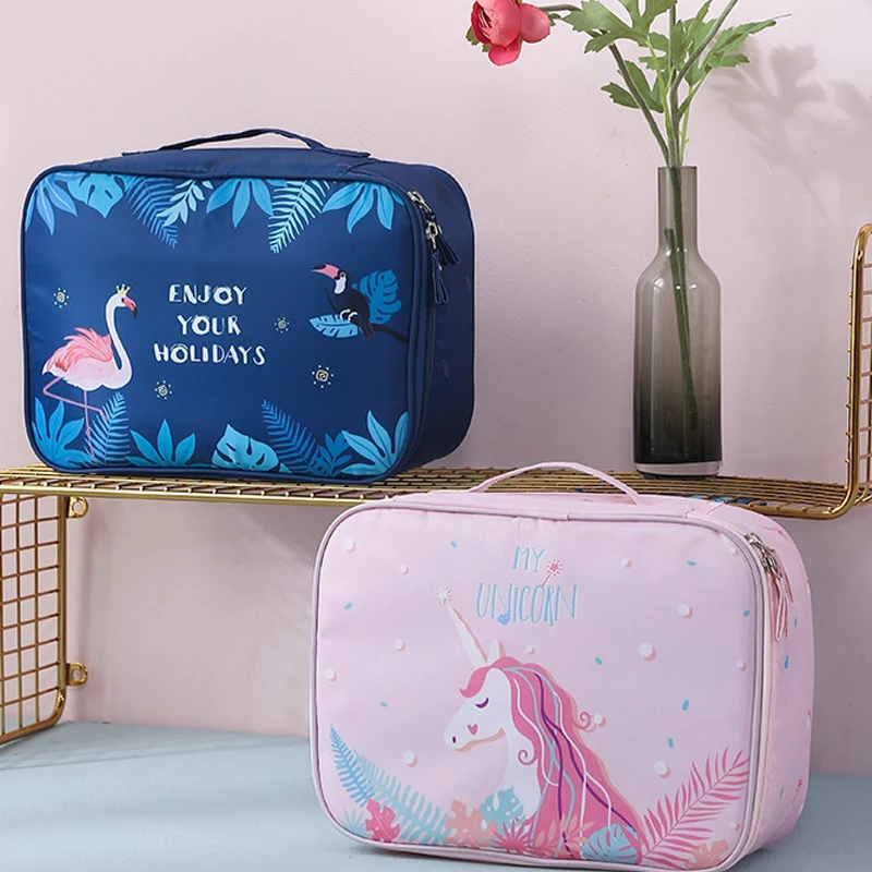 Сумка Органайзер в виде единорога водонепроницаемый органайзер для путешествий