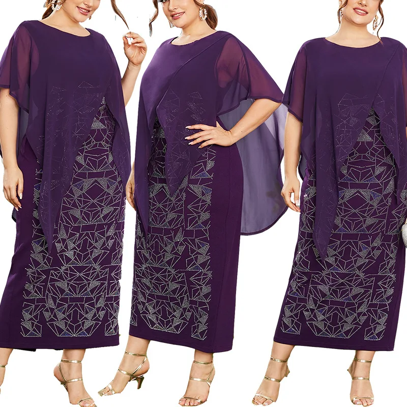 

African Dashiki Dress Beading Chiffon Maxi Abaya Christmas Bazin Broder Riche Long Robe Gowns Sexy Lady Evening Party