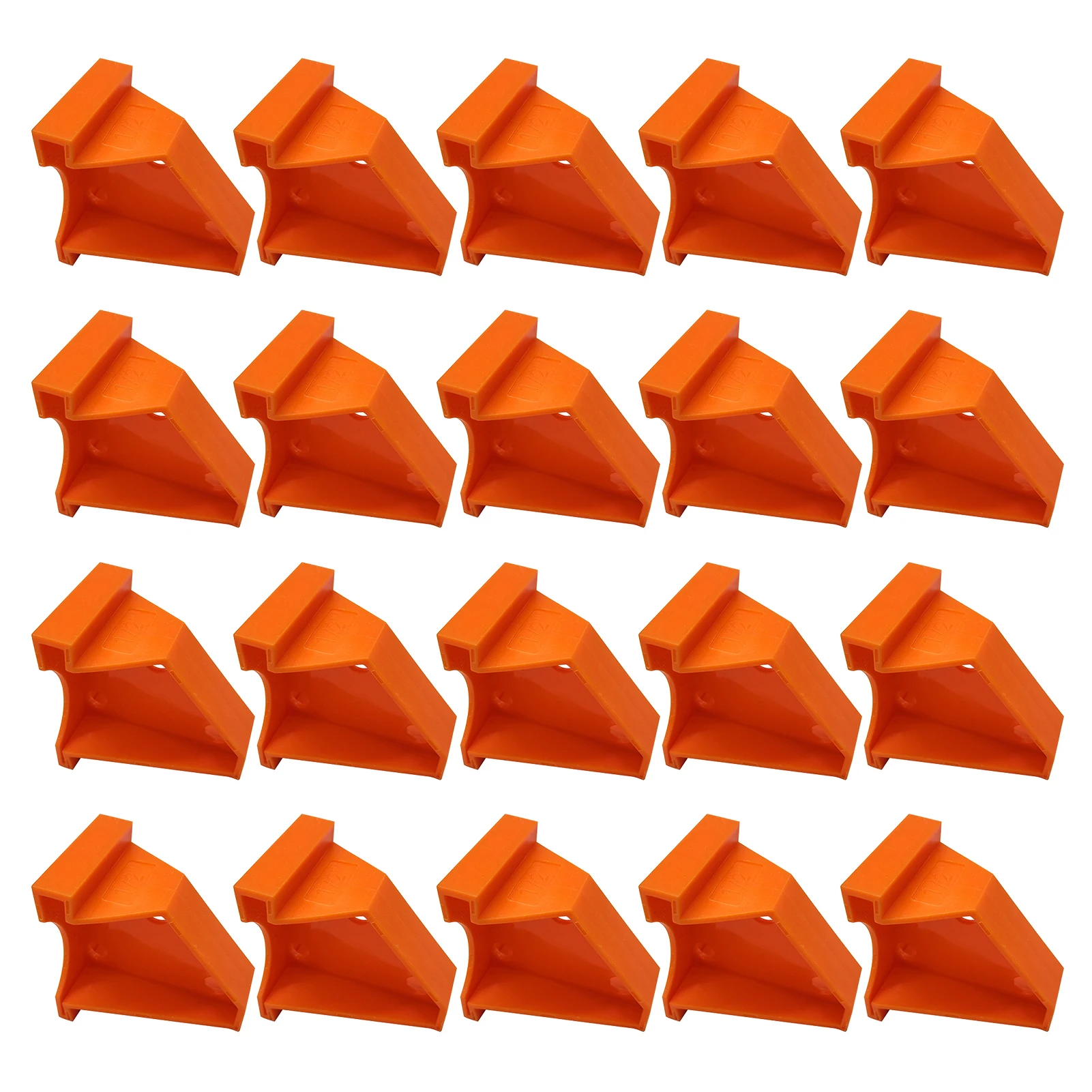 

20pcs/pack Fixing Reusable Tools Professional Easy Installation For Vinyl Wood Hardwood Floor Gasket Triangle Shape Double Head