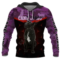 funny camouflage cane corso 3d printed all over hoodies fashion pullover men for women sweatshirts sweater animal costumes