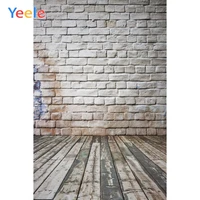 white brick wall wooden floor wood plank baby shower portrait backdrop vinyl photography background for photo studio photophone
