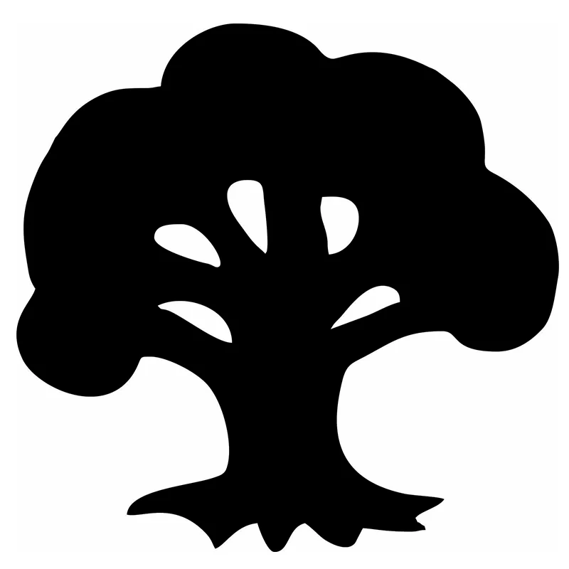 

Funny Oak Tree Car Sticker PVC Decal Graphic Car Window Bumper Shape Decoration Accessories ZWW-2313, 15cmx15cm