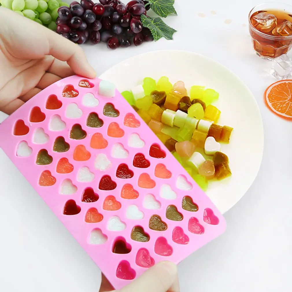 

Mini Heart Mold Silicone Ice Cube Tray DIY Chocolate Fondant Mould 3D Pastry Jelly Cookies Baking Cake Decoration Tools Kitchen