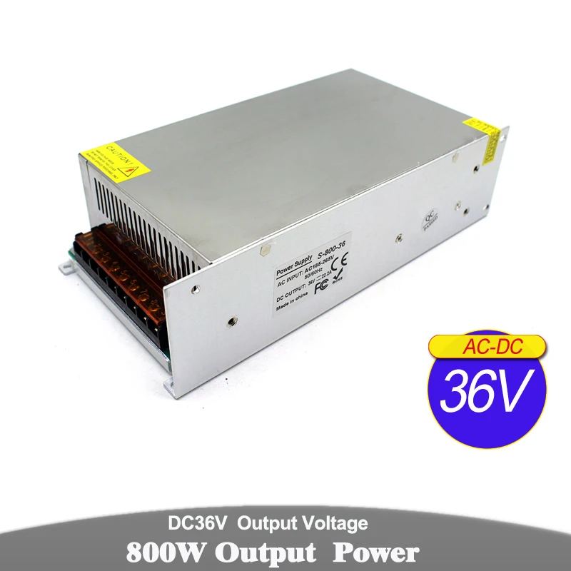 Lighting Transformers DC12V DC18V DC4V DC30V DC36V DC42V DC48V DC60V 800W Power Supply for LED Light CCTV CNC ROuter Stepper | Лампы и