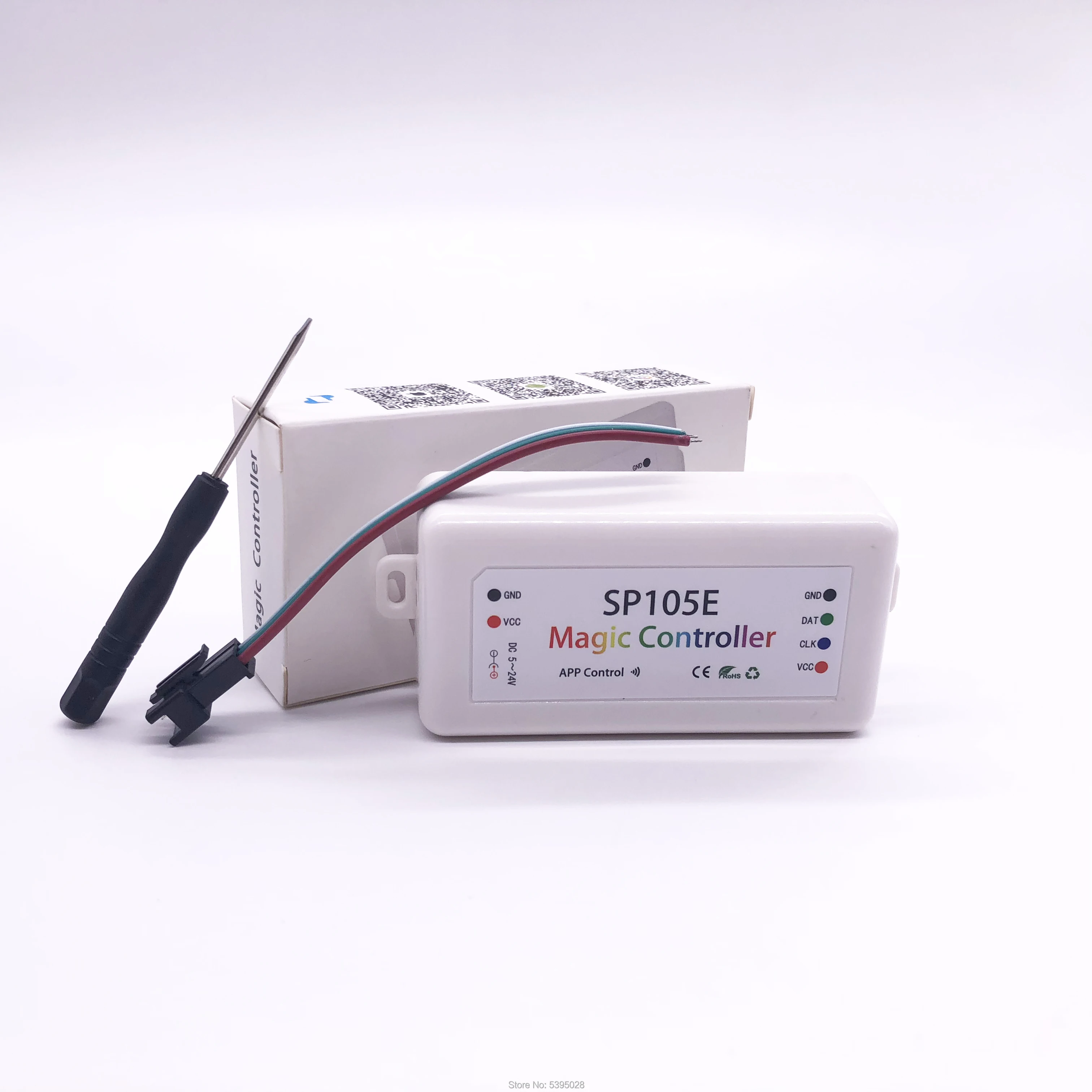 Bluetooth Контроллер APP RGB SP105E широко используется в WS2812BWS2811SK6812 DMX512 Светодиодная лента