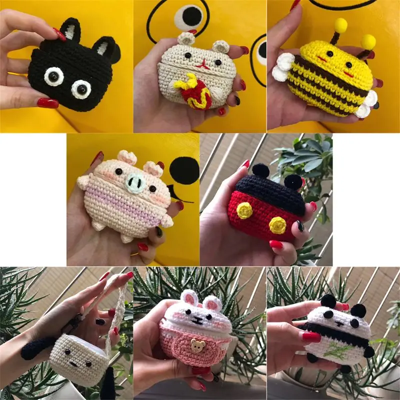 Мягкий трикотажный тканевый защитный чехол с рисунком животных из мультфильма