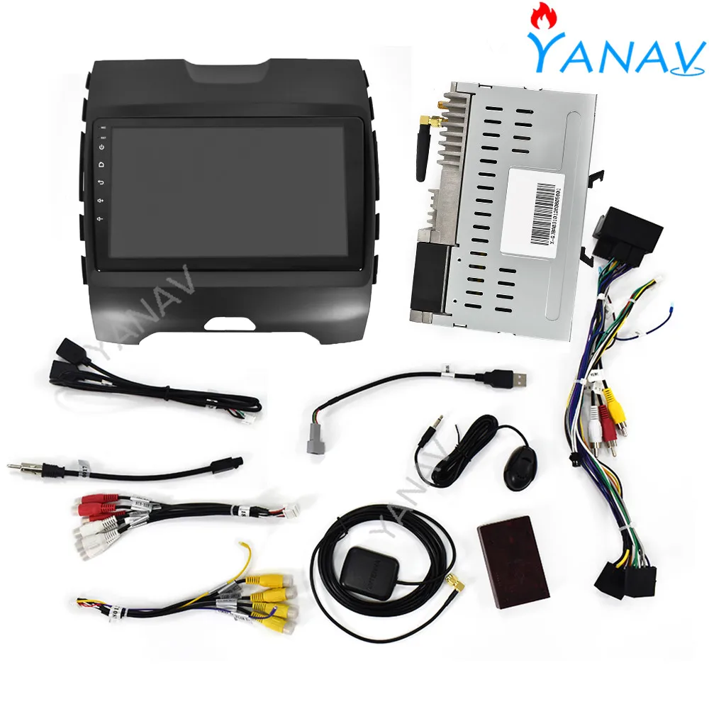 

2 DIN Android Car radio GPS navigation stereo receiver FOR-Ford Edge 2015 -2018 auto audio video multimedia MP3 player head unit