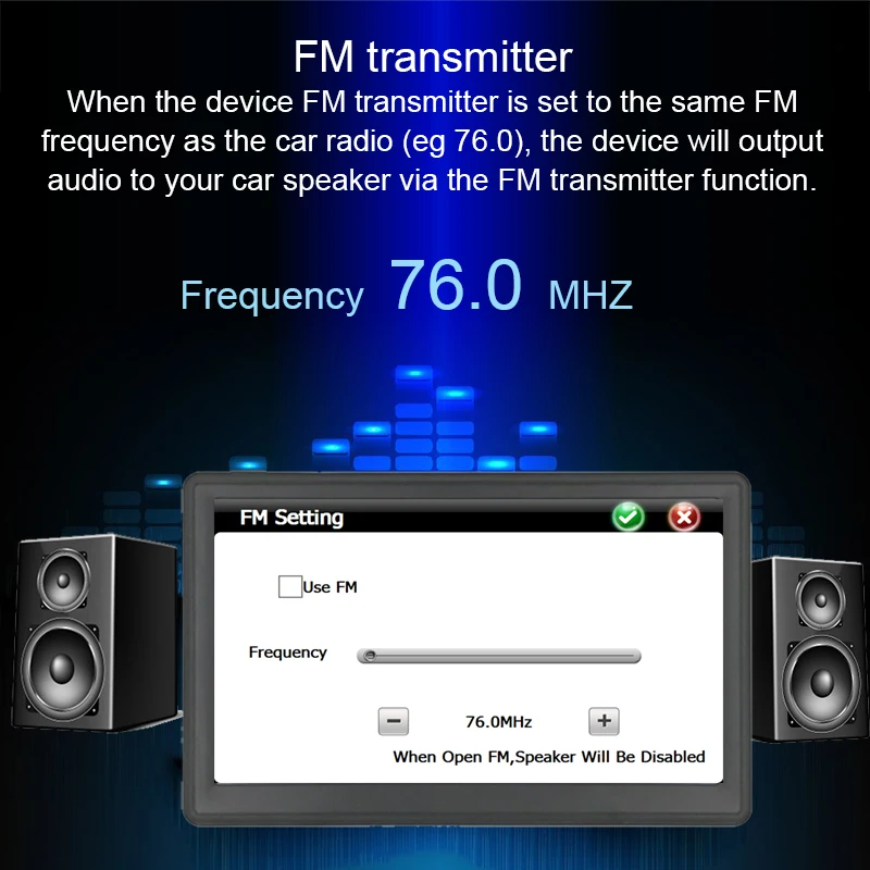 Anfilite truck ram DDR 256M 8GB MTK vehicle GPS Navigation with sunshade FM Bluetooth AVIN automobile Sat nav navigator | Автомобили и