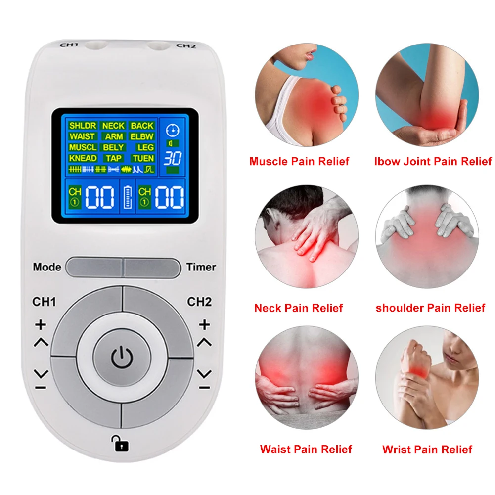 9 режимов электронная терапия тела шеи массажер Пульс Меридиан машина