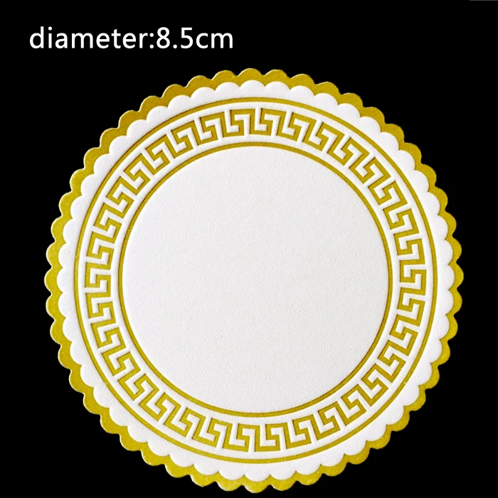 Hotel 8.5cm Disposable coaster No word embossed paper coasters | Дом и сад