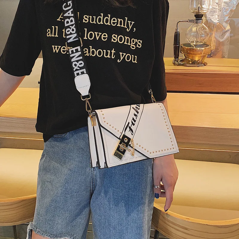 Women 2019 new trendy small square bag Korean version feel 100 lap ins broadband single shoulder oblique satchel | Багаж и сумки