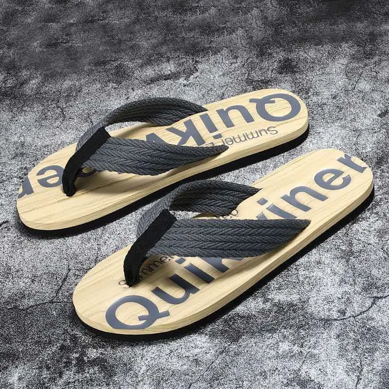 

Flip-flops men's summer new fashion outer wear trend personality non-slip outdoor men's beach sandals and slippers